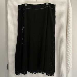 MICHEL Black skirt. Size 2 XL.